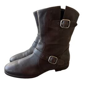 UGG Leather Ankle Boots Women’s 8